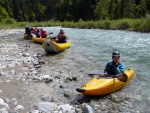 Jarn tn v Korutanech - rafting na Mllu, Gailu, a Lieseru, Jarn slunko nm doplo dostatek vody. Pedevm hlubok dol a peeje Gailu vechny doslova uchvtily. - fotografie 138