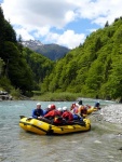 Jarn tn v Korutanech - rafting na Mllu, Gailu, a Lieseru, Jarn slunko nm doplo dostatek vody. Pedevm hlubok dol a peeje Gailu vechny doslova uchvtily. - fotografie 140