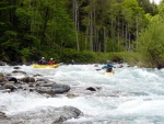 Jarn tn v Korutanech - rafting na Mllu, Gailu, a Lieseru, Jarn slunko nm doplo dostatek vody. Pedevm hlubok dol a peeje Gailu vechny doslova uchvtily. - fotografie 142