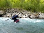 Jarn tn v Korutanech - rafting na Mllu, Gailu, a Lieseru, Jarn slunko nm doplo dostatek vody. Pedevm hlubok dol a peeje Gailu vechny doslova uchvtily. - fotografie 146