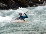 Jarn tn v Korutanech - rafting na Mllu, Gailu, a Lieseru, Jarn slunko nm doplo dostatek vody. Pedevm hlubok dol a peeje Gailu vechny doslova uchvtily. - fotografie 150