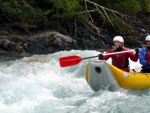 Jarn tn v Korutanech - rafting na Mllu, Gailu, a Lieseru, Jarn slunko nm doplo dostatek vody. Pedevm hlubok dol a peeje Gailu vechny doslova uchvtily. - fotografie 151