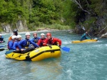 Jarn tn v Korutanech - rafting na Mllu, Gailu, a Lieseru, Jarn slunko nm doplo dostatek vody. Pedevm hlubok dol a peeje Gailu vechny doslova uchvtily. - fotografie 154