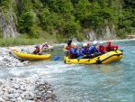 Jarn tn v Korutanech - rafting na Mllu, Gailu, a Lieseru, Jarn slunko nm doplo dostatek vody. Pedevm hlubok dol a peeje Gailu vechny doslova uchvtily. - fotografie 155