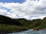 Jarn tn v Korutanech - rafting na Mllu, Gailu, a Lieseru, Jarn slunko nm doplo dostatek vody. Pedevm hlubok dol a peeje Gailu vechny doslova uchvtily. - fotografie 156