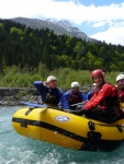 Jarn tn v Korutanech - rafting na Mllu, Gailu, a Lieseru, Jarn slunko nm doplo dostatek vody. Pedevm hlubok dol a peeje Gailu vechny doslova uchvtily. - fotografie 157