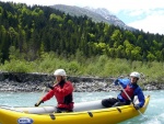 Jarn tn v Korutanech - rafting na Mllu, Gailu, a Lieseru, Jarn slunko nm doplo dostatek vody. Pedevm hlubok dol a peeje Gailu vechny doslova uchvtily. - fotografie 158