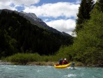 Jarn tn v Korutanech - rafting na Mllu, Gailu, a Lieseru, Jarn slunko nm doplo dostatek vody. Pedevm hlubok dol a peeje Gailu vechny doslova uchvtily. - fotografie 161