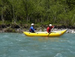 Jarn tn v Korutanech - rafting na Mllu, Gailu, a Lieseru, Jarn slunko nm doplo dostatek vody. Pedevm hlubok dol a peeje Gailu vechny doslova uchvtily. - fotografie 162