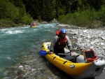 Jarn tn v Korutanech - rafting na Mllu, Gailu, a Lieseru, Jarn slunko nm doplo dostatek vody. Pedevm hlubok dol a peeje Gailu vechny doslova uchvtily. - fotografie 163