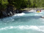 Jarn tn v Korutanech - rafting na Mllu, Gailu, a Lieseru, Jarn slunko nm doplo dostatek vody. Pedevm hlubok dol a peeje Gailu vechny doslova uchvtily. - fotografie 170