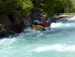 Jarn tn v Korutanech - rafting na Mllu, Gailu, a Lieseru, Jarn slunko nm doplo dostatek vody. Pedevm hlubok dol a peeje Gailu vechny doslova uchvtily. - fotografie 176