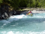 Jarn tn v Korutanech - rafting na Mllu, Gailu, a Lieseru, Jarn slunko nm doplo dostatek vody. Pedevm hlubok dol a peeje Gailu vechny doslova uchvtily. - fotografie 179