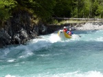 Jarn tn v Korutanech - rafting na Mllu, Gailu, a Lieseru, Jarn slunko nm doplo dostatek vody. Pedevm hlubok dol a peeje Gailu vechny doslova uchvtily. - fotografie 181