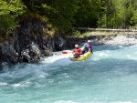 Jarn tn v Korutanech - rafting na Mllu, Gailu, a Lieseru, Jarn slunko nm doplo dostatek vody. Pedevm hlubok dol a peeje Gailu vechny doslova uchvtily. - fotografie 182