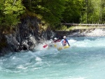 Jarn tn v Korutanech - rafting na Mllu, Gailu, a Lieseru, Jarn slunko nm doplo dostatek vody. Pedevm hlubok dol a peeje Gailu vechny doslova uchvtily. - fotografie 183