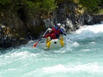 Jarn tn v Korutanech - rafting na Mllu, Gailu, a Lieseru, Jarn slunko nm doplo dostatek vody. Pedevm hlubok dol a peeje Gailu vechny doslova uchvtily. - fotografie 184