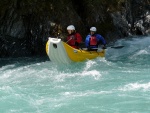 Jarn tn v Korutanech - rafting na Mllu, Gailu, a Lieseru, Jarn slunko nm doplo dostatek vody. Pedevm hlubok dol a peeje Gailu vechny doslova uchvtily. - fotografie 186