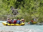 Jarn tn v Korutanech - rafting na Mllu, Gailu, a Lieseru, Jarn slunko nm doplo dostatek vody. Pedevm hlubok dol a peeje Gailu vechny doslova uchvtily. - fotografie 195