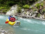 Jarn tn v Korutanech - rafting na Mllu, Gailu, a Lieseru, Jarn slunko nm doplo dostatek vody. Pedevm hlubok dol a peeje Gailu vechny doslova uchvtily. - fotografie 200