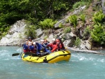 Jarn tn v Korutanech - rafting na Mllu, Gailu, a Lieseru, Jarn slunko nm doplo dostatek vody. Pedevm hlubok dol a peeje Gailu vechny doslova uchvtily. - fotografie 204