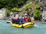 Jarn tn v Korutanech - rafting na Mllu, Gailu, a Lieseru, Jarn slunko nm doplo dostatek vody. Pedevm hlubok dol a peeje Gailu vechny doslova uchvtily. - fotografie 205