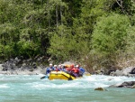 Jarn tn v Korutanech - rafting na Mllu, Gailu, a Lieseru, Jarn slunko nm doplo dostatek vody. Pedevm hlubok dol a peeje Gailu vechny doslova uchvtily. - fotografie 206