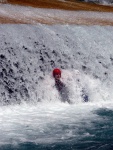 Jarn tn v Korutanech - rafting na Mllu, Gailu, a Lieseru, Jarn slunko nm doplo dostatek vody. Pedevm hlubok dol a peeje Gailu vechny doslova uchvtily. - fotografie 214