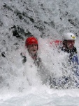 Jarn tn v Korutanech - rafting na Mllu, Gailu, a Lieseru, Jarn slunko nm doplo dostatek vody. Pedevm hlubok dol a peeje Gailu vechny doslova uchvtily. - fotografie 216