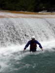 Jarn tn v Korutanech - rafting na Mllu, Gailu, a Lieseru, Jarn slunko nm doplo dostatek vody. Pedevm hlubok dol a peeje Gailu vechny doslova uchvtily. - fotografie 218