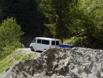 Jarn tn v Korutanech - rafting na Mllu, Gailu, a Lieseru, Jarn slunko nm doplo dostatek vody. Pedevm hlubok dol a peeje Gailu vechny doslova uchvtily. - fotografie 237