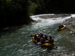 Jarn tn v Korutanech - rafting na Mllu, Gailu, a Lieseru, Jarn slunko nm doplo dostatek vody. Pedevm hlubok dol a peeje Gailu vechny doslova uchvtily. - fotografie 240