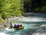 Jarn tn v Korutanech - rafting na Mllu, Gailu, a Lieseru, Jarn slunko nm doplo dostatek vody. Pedevm hlubok dol a peeje Gailu vechny doslova uchvtily. - fotografie 244