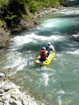 Jarn tn v Korutanech - rafting na Mllu, Gailu, a Lieseru, Jarn slunko nm doplo dostatek vody. Pedevm hlubok dol a peeje Gailu vechny doslova uchvtily. - fotografie 248