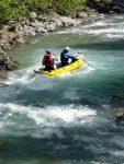 Jarn tn v Korutanech - rafting na Mllu, Gailu, a Lieseru, Jarn slunko nm doplo dostatek vody. Pedevm hlubok dol a peeje Gailu vechny doslova uchvtily. - fotografie 254