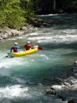 Jarn tn v Korutanech - rafting na Mllu, Gailu, a Lieseru, Jarn slunko nm doplo dostatek vody. Pedevm hlubok dol a peeje Gailu vechny doslova uchvtily. - fotografie 263