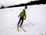 SKIALPINISTICK VKEND V KRKONOCH, Poas provilo vechny astnky a jejich odolnost, a to nejen materily pouit na obleen, ale i fyziku, psychickou kondici a vytrvalost. Pardn a nron akce, kter probhla za extrmnch pod - fotografie 85