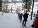 SKIALPINISTICK VKEND V KRKONOCH, Poas provilo vechny astnky a jejich odolnost, a to nejen materily pouit na obleen, ale i fyziku, psychickou kondici a vytrvalost. Pardn a nron akce, kter probhla za extrmnch pod - fotografie 86