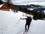 SKIALPINISTICK VKEND V KRKONOCH, Poas provilo vechny astnky a jejich odolnost, a to nejen materily pouit na obleen, ale i fyziku, psychickou kondici a vytrvalost. Pardn a nron akce, kter probhla za extrmnch pod - fotografie 87