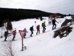 SKIALPINISTICK VKEND V KRKONOCH, Poas provilo vechny astnky a jejich odolnost, a to nejen materily pouit na obleen, ale i fyziku, psychickou kondici a vytrvalost. Pardn a nron akce, kter probhla za extrmnch pod - fotografie 90