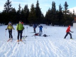 SKIALPINISTICK VKEND V KRKONOCH, Poas provilo vechny astnky a jejich odolnost, a to nejen materily pouit na obleen, ale i fyziku, psychickou kondici a vytrvalost. Pardn a nron akce, kter probhla za extrmnch pod - fotografie 99