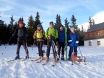 SKIALPINISTICK VKEND V KRKONOCH, Poas provilo vechny astnky a jejich odolnost, a to nejen materily pouit na obleen, ale i fyziku, psychickou kondici a vytrvalost. Pardn a nron akce, kter probhla za extrmnch pod - fotografie 101