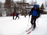 ZKLADN KURZ SKIALPINISMU, Dky pardnmu nstupu zimy, byl prvn kurz na sezony skvl, k emu tak pispli vichni astnci. - fotografie 2