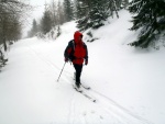 ZKLADN KURZ SKIALPINISMU, Dky pardnmu nstupu zimy, byl prvn kurz na sezony skvl, k emu tak pispli vichni astnci. - fotografie 18