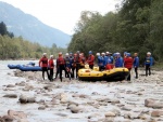 Alpsk supervkend - Isel a Salzach - podzim 2010, Pedpov poas byla sice pesimistick, natst skutenost jin. Se slbenm detm se stdaly i proslunn chvle. Dky tomu byla i na podzim voda suprov jako pi jarnm tn. Zejmna Salzach ns - fotografie 6