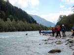 Alpsk supervkend - Isel a Salzach - podzim 2010, Pedpov poas byla sice pesimistick, natst skutenost jin. Se slbenm detm se stdaly i proslunn chvle. Dky tomu byla i na podzim voda suprov jako pi jarnm tn. Zejmna Salzach ns - fotografie 11