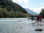 Alpsk supervkend - Isel a Salzach - podzim 2010, Pedpov poas byla sice pesimistick, natst skutenost jin. Se slbenm detm se stdaly i proslunn chvle. Dky tomu byla i na podzim voda suprov jako pi jarnm tn. Zejmna Salzach ns - fotografie 13