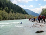 Alpsk supervkend - Isel a Salzach - podzim 2010, Pedpov poas byla sice pesimistick, natst skutenost jin. Se slbenm detm se stdaly i proslunn chvle. Dky tomu byla i na podzim voda suprov jako pi jarnm tn. Zejmna Salzach ns - fotografie 18