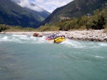 Alpsk supervkend - Isel a Salzach - podzim 2010, Pedpov poas byla sice pesimistick, natst skutenost jin. Se slbenm detm se stdaly i proslunn chvle. Dky tomu byla i na podzim voda suprov jako pi jarnm tn. Zejmna Salzach ns - fotografie 48