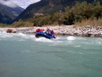 Alpsk supervkend - Isel a Salzach - podzim 2010, Pedpov poas byla sice pesimistick, natst skutenost jin. Se slbenm detm se stdaly i proslunn chvle. Dky tomu byla i na podzim voda suprov jako pi jarnm tn. Zejmna Salzach ns - fotografie 52